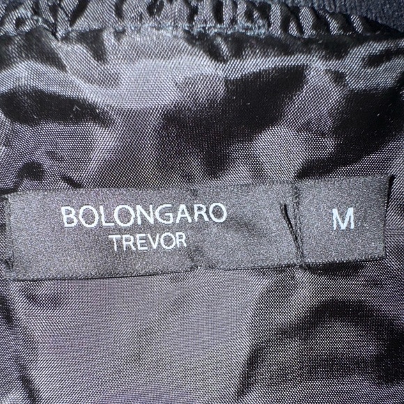 Bolongaro Trevor Black Bomber Jacket. Size M. GUC - Picture 6 of 7